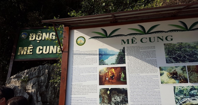 Me Cung Cave at a glance